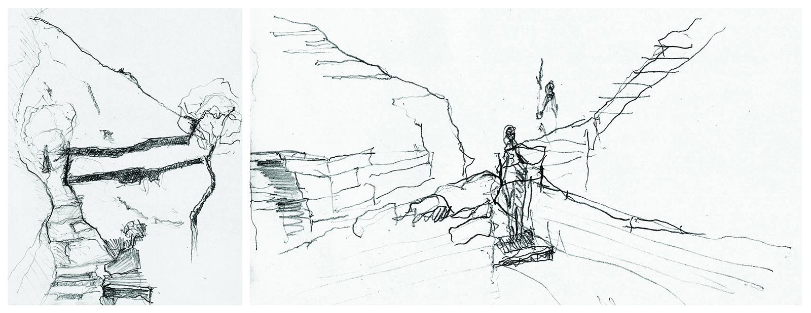 Defining the archetypical form of paths into the landscape
