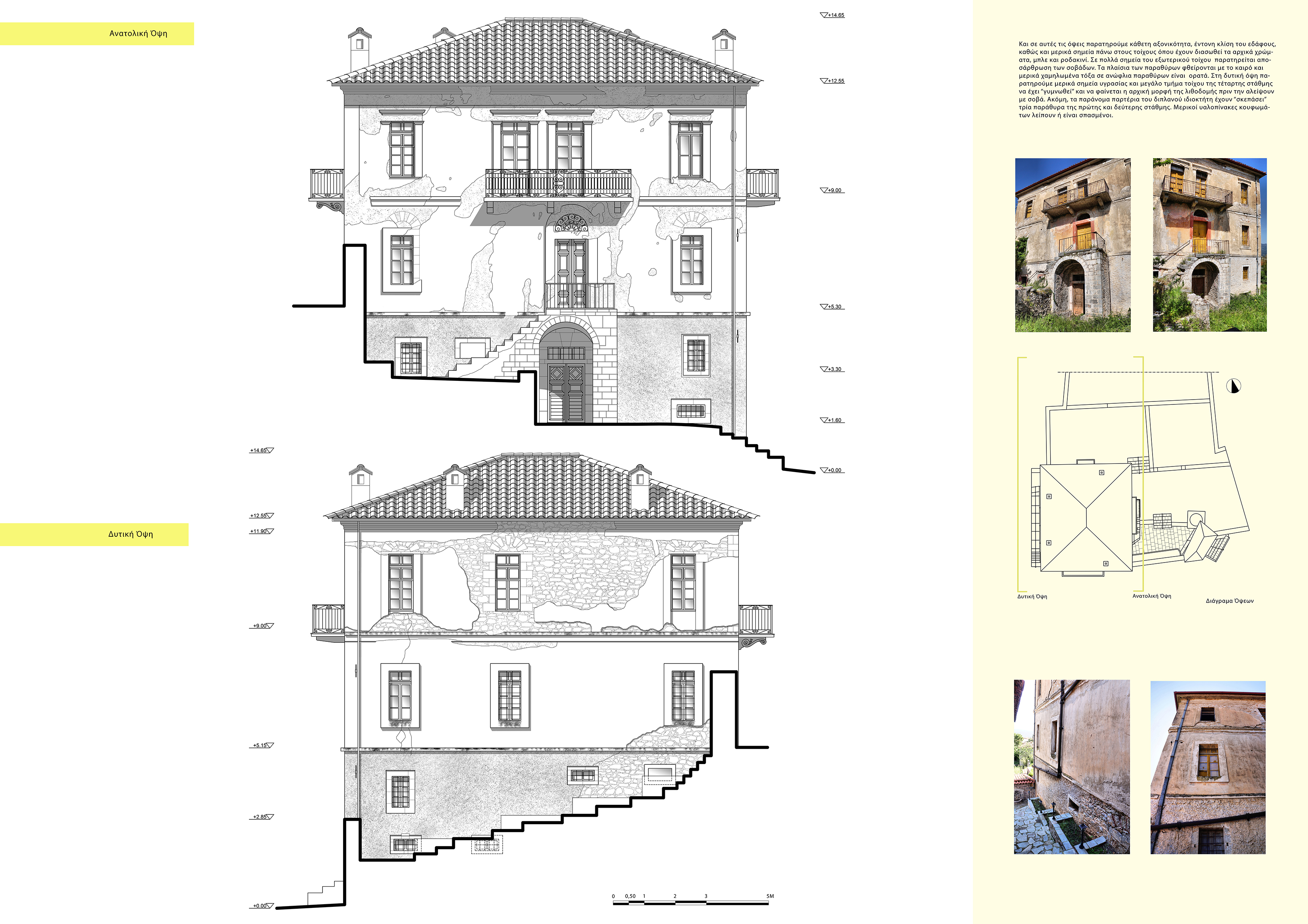 Sklavounos mansion, Amfikleia. Restoration and neuse as photography museum.