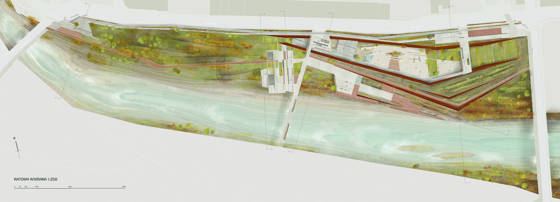 Outdoor Configurations and Constructions along the Kosynthos River in Xanthi