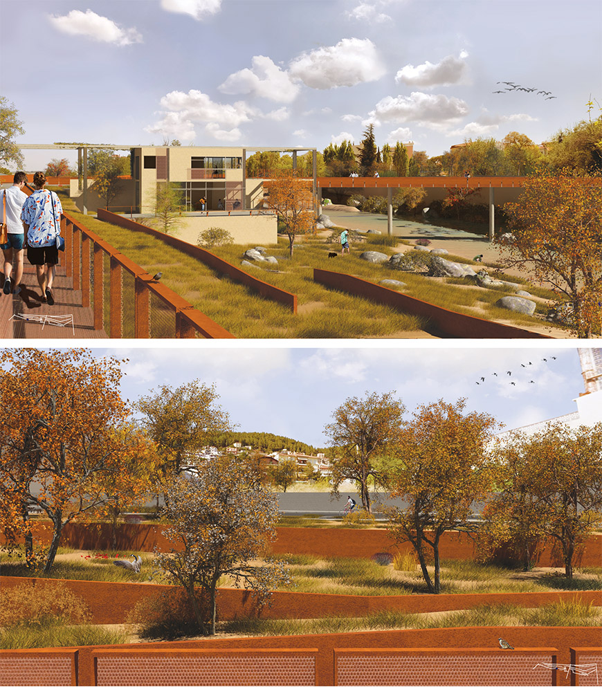Outdoor Configurations and Constructions along the Kosynthos River in Xanthi
