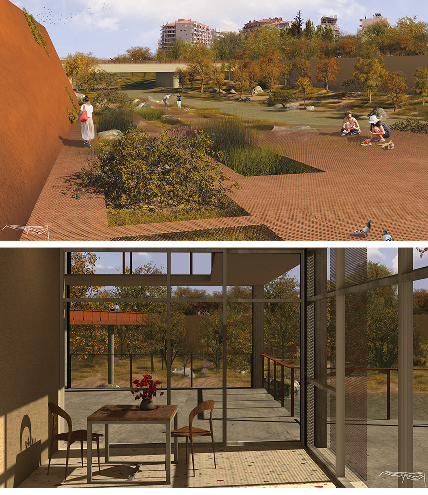 Outdoor Configurations and Constructions along the Kosynthos River in Xanthi