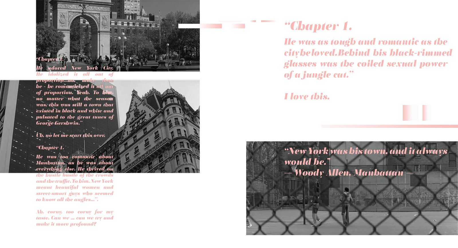 City in Cinema, a spatial wandering