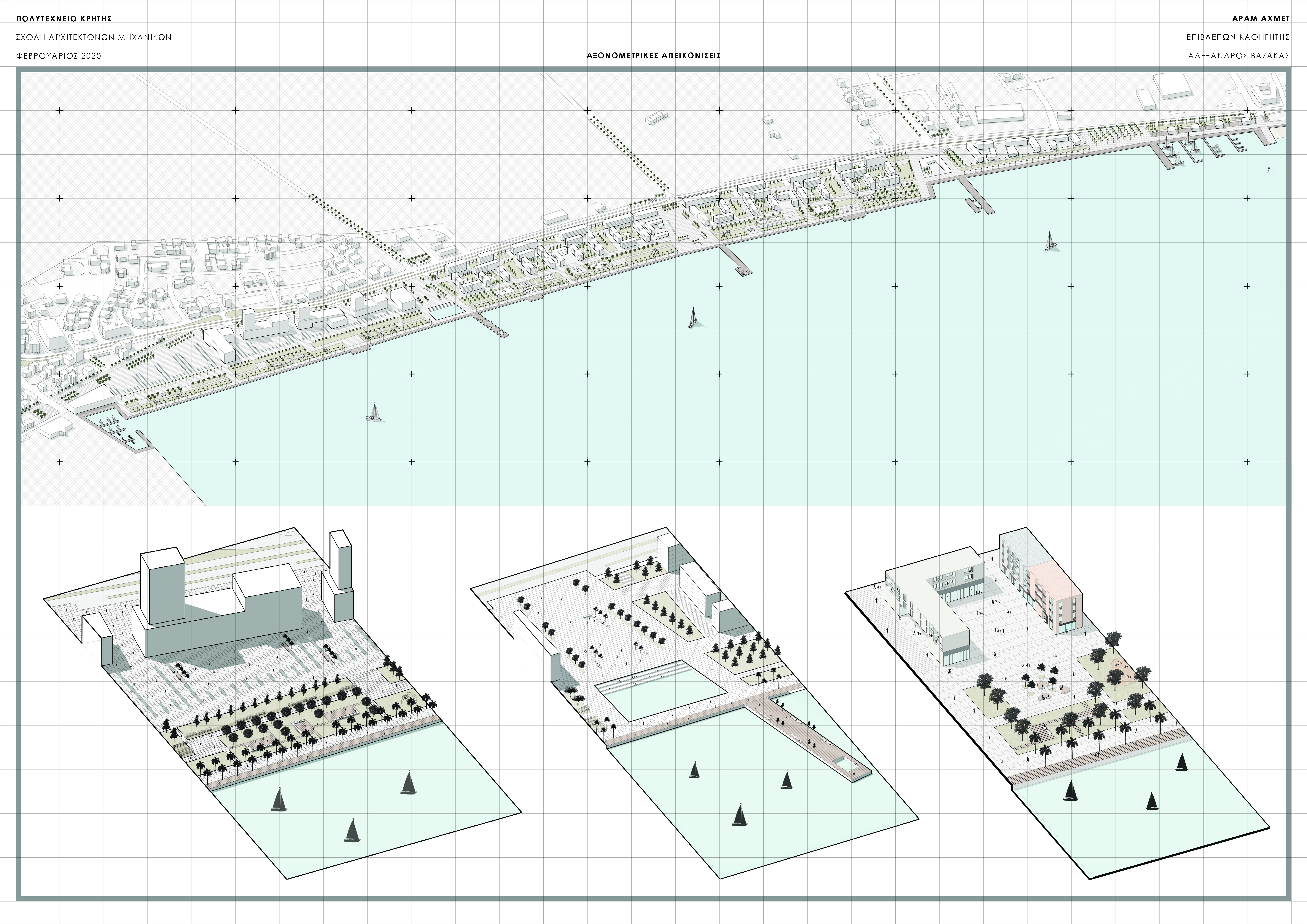Redefining the relationship between the city and the sea: Designing the northern seaside zone in Larnaca.