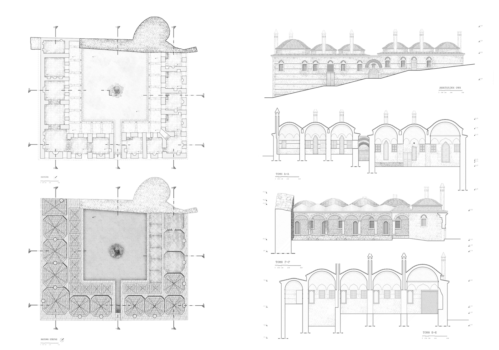 School of Fashion Design & Cultural Center in Kastoria _ Renovation and Adaptive
Reuse of Madrasa (Mendreses) of Ahmed Pasha with additional buildings.
