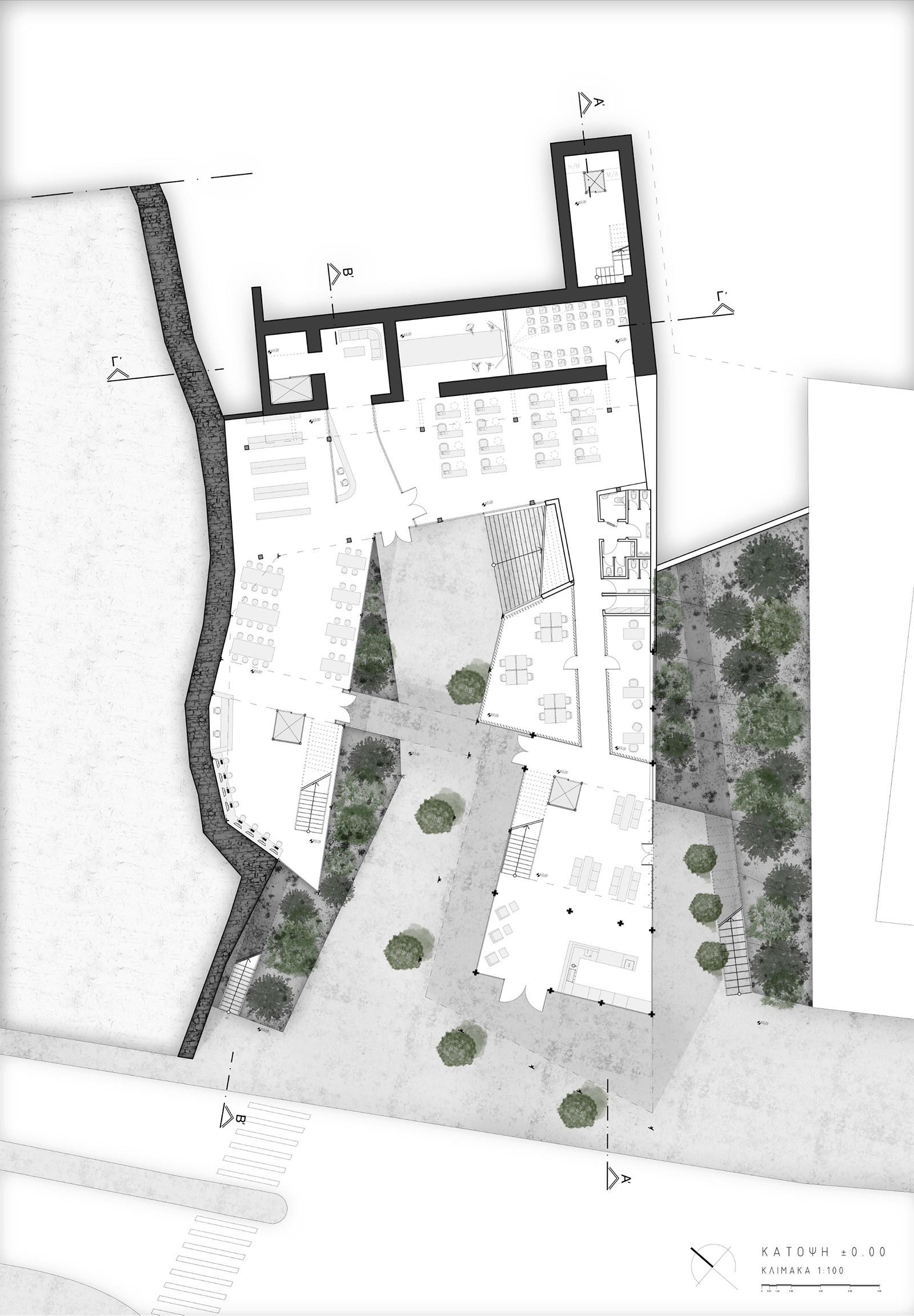 School of Fashion Design & Cultural Center in Kastoria _ Renovation and Adaptive
Reuse of Madrasa (Mendreses) of Ahmed Pasha with additional buildings.
