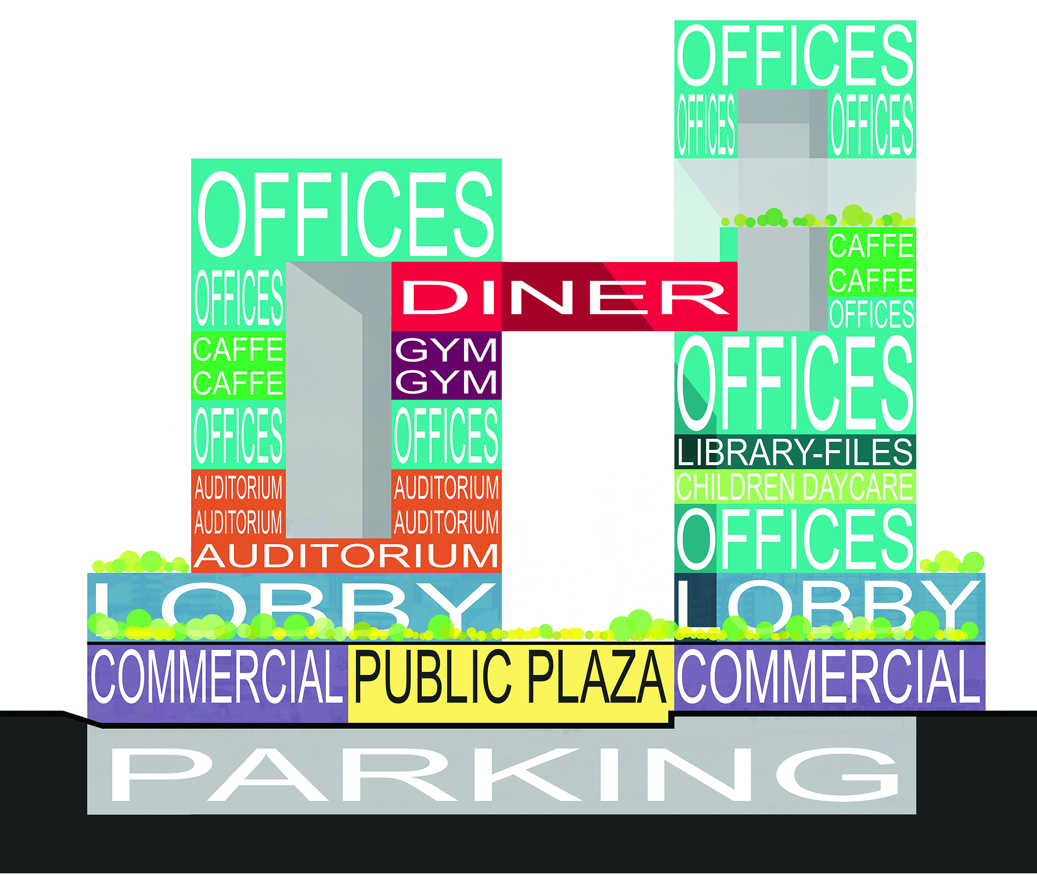 WorkScrapers: Offices complex with conference hall and commercial spaces in Neo Faliro – Peiraeus