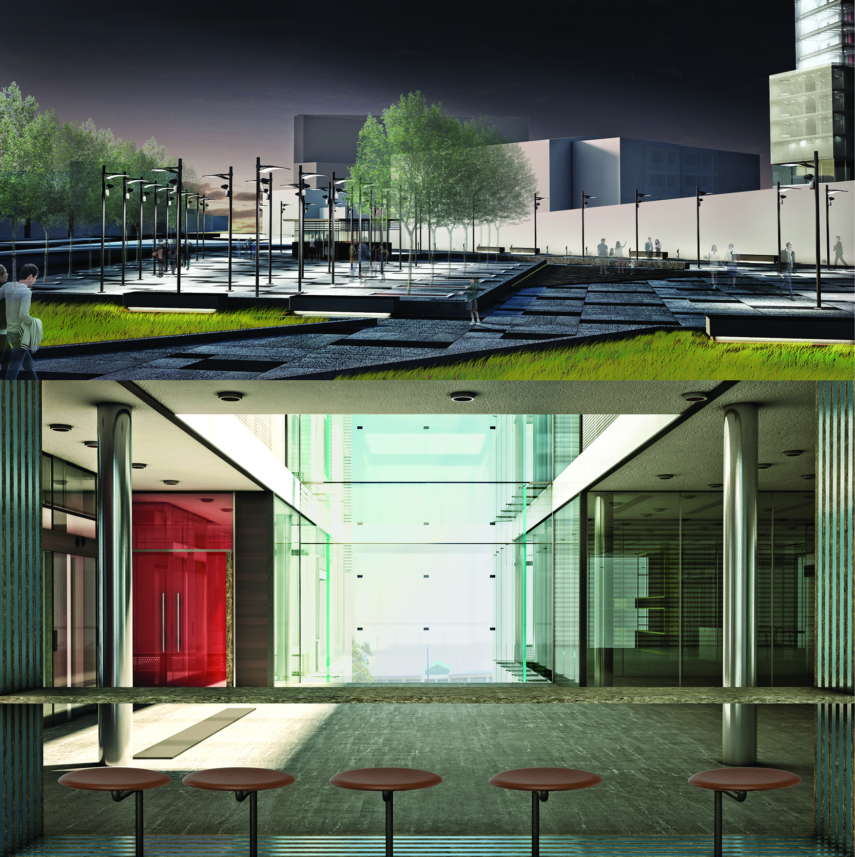 WorkScrapers: Offices complex with conference hall and commercial spaces in Neo Faliro – Peiraeus