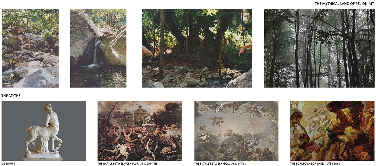 MYTHICAL TRAILS BETWEEN LAND AND WATER