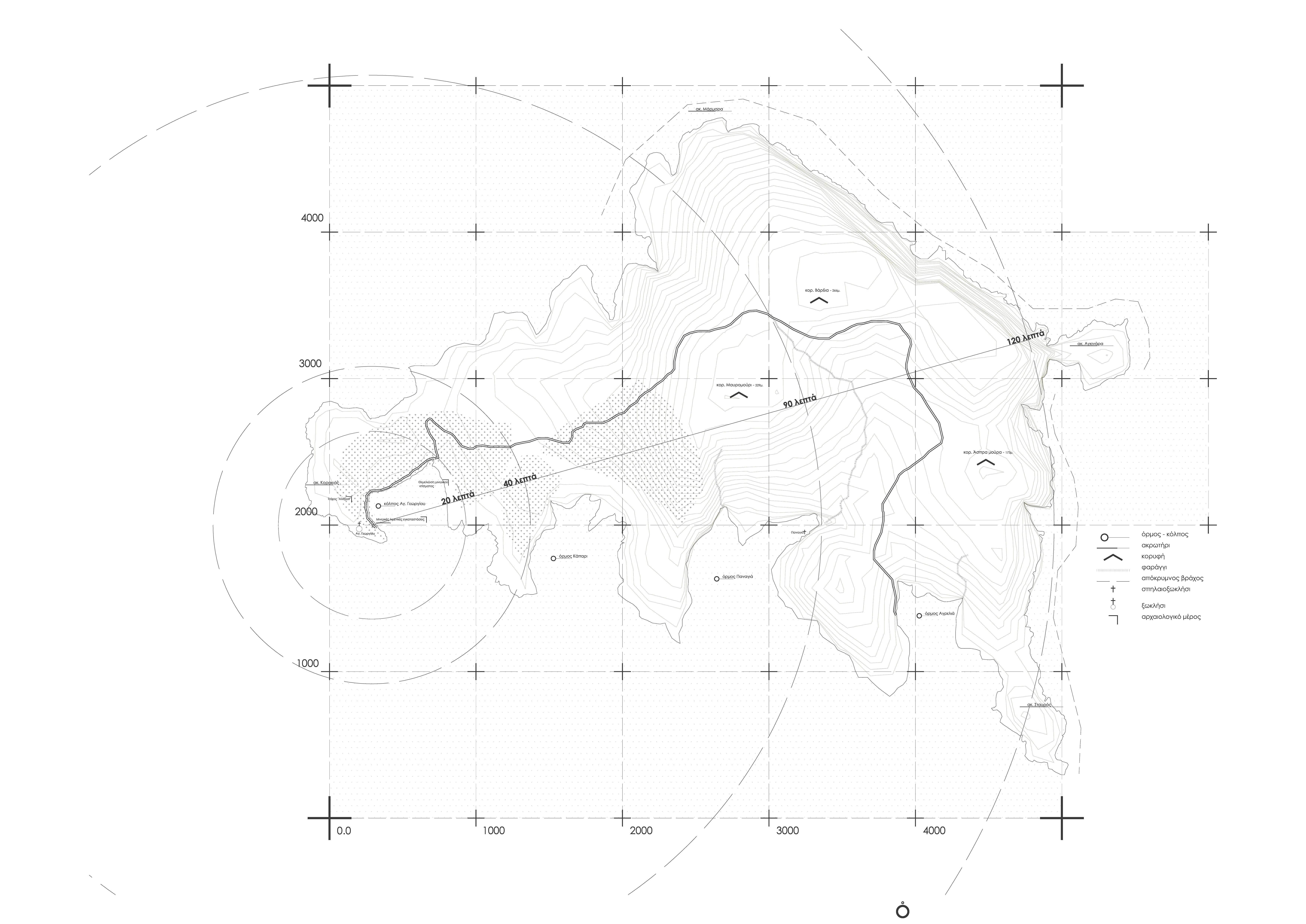 Επεμβάσεις μικρής κλίμακας στον άγονο τόπο της νήσου Δία
