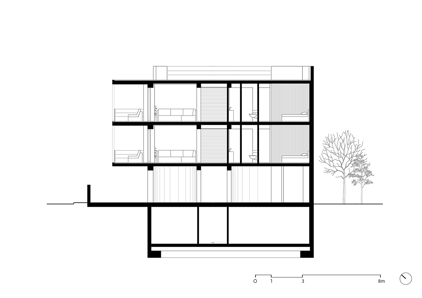 Bicubic Residence διπλοκατοικία στο Καματερό
The hive architects
