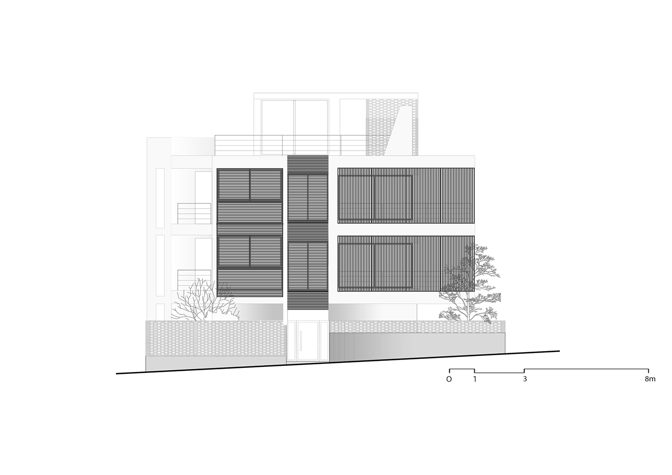 Bicubic Residence διπλοκατοικία στο Καματερό
The hive architects